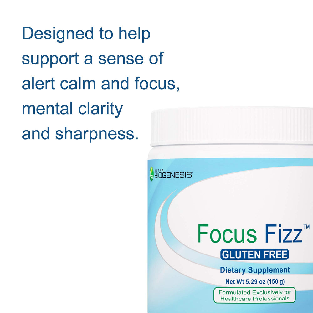Close-up of Focus Fizz nutrition label