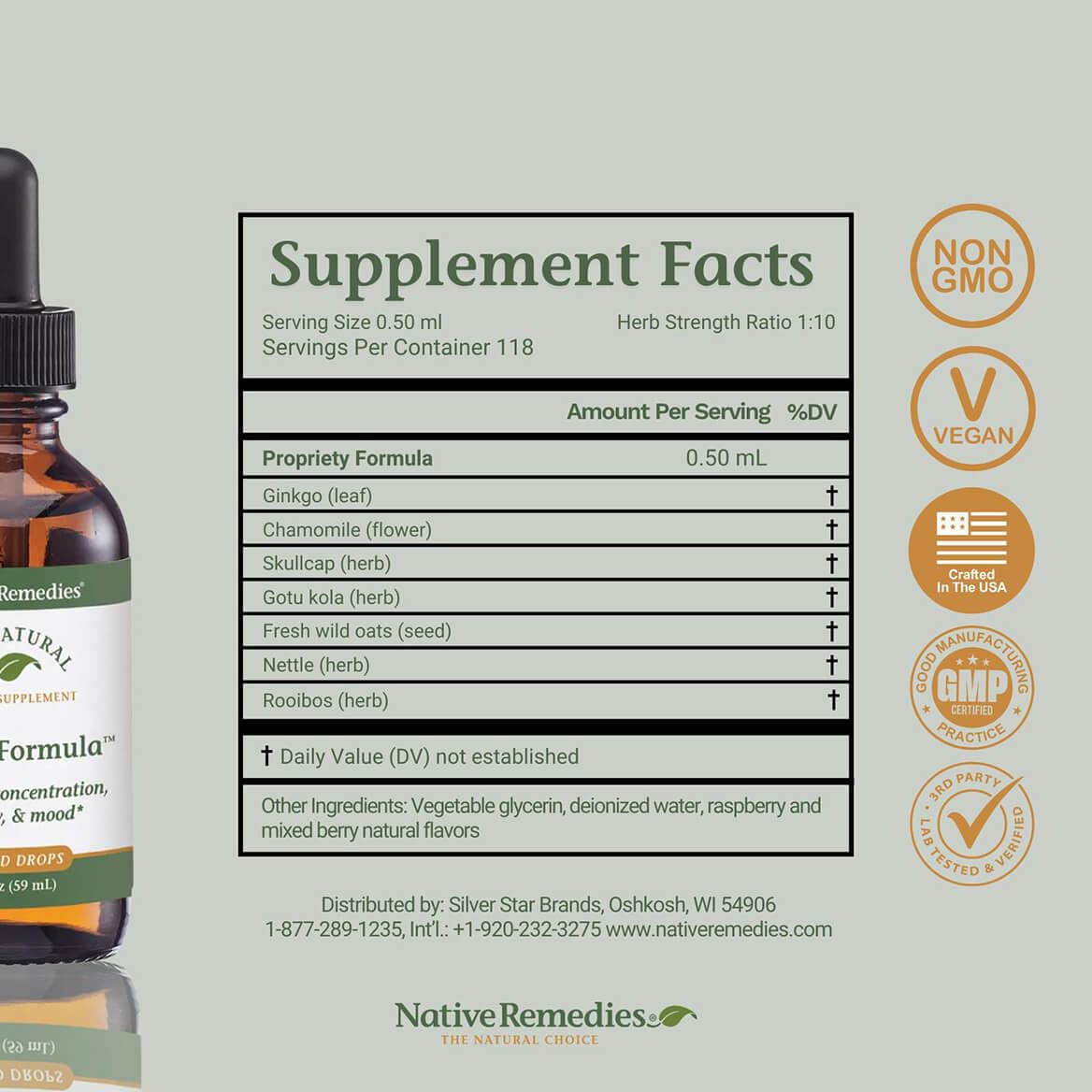 German chamomile flower in Focus Formula