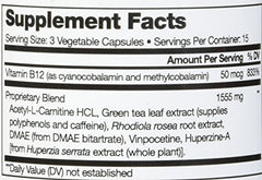 Close-up of FocusUP natural nootropic capsules
