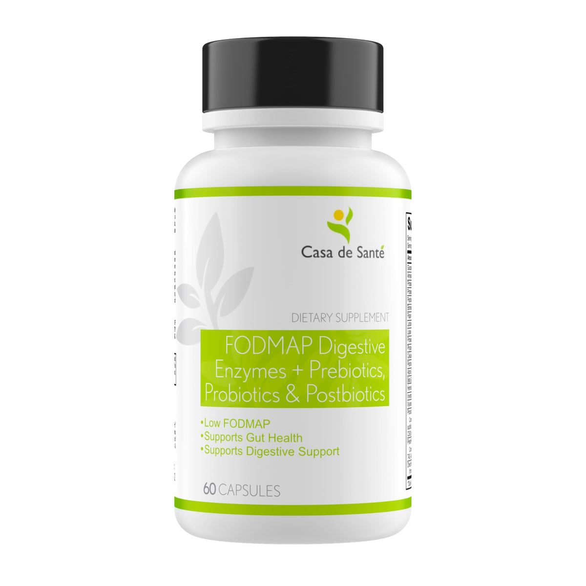 FODMAP digestive enzymes with probiotics and prebiotics blend