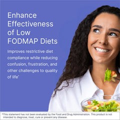 Low FODMAP protocol illustration with FODMATE enzymes
