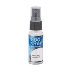Fog Free+ anti-fog spray bottle with label