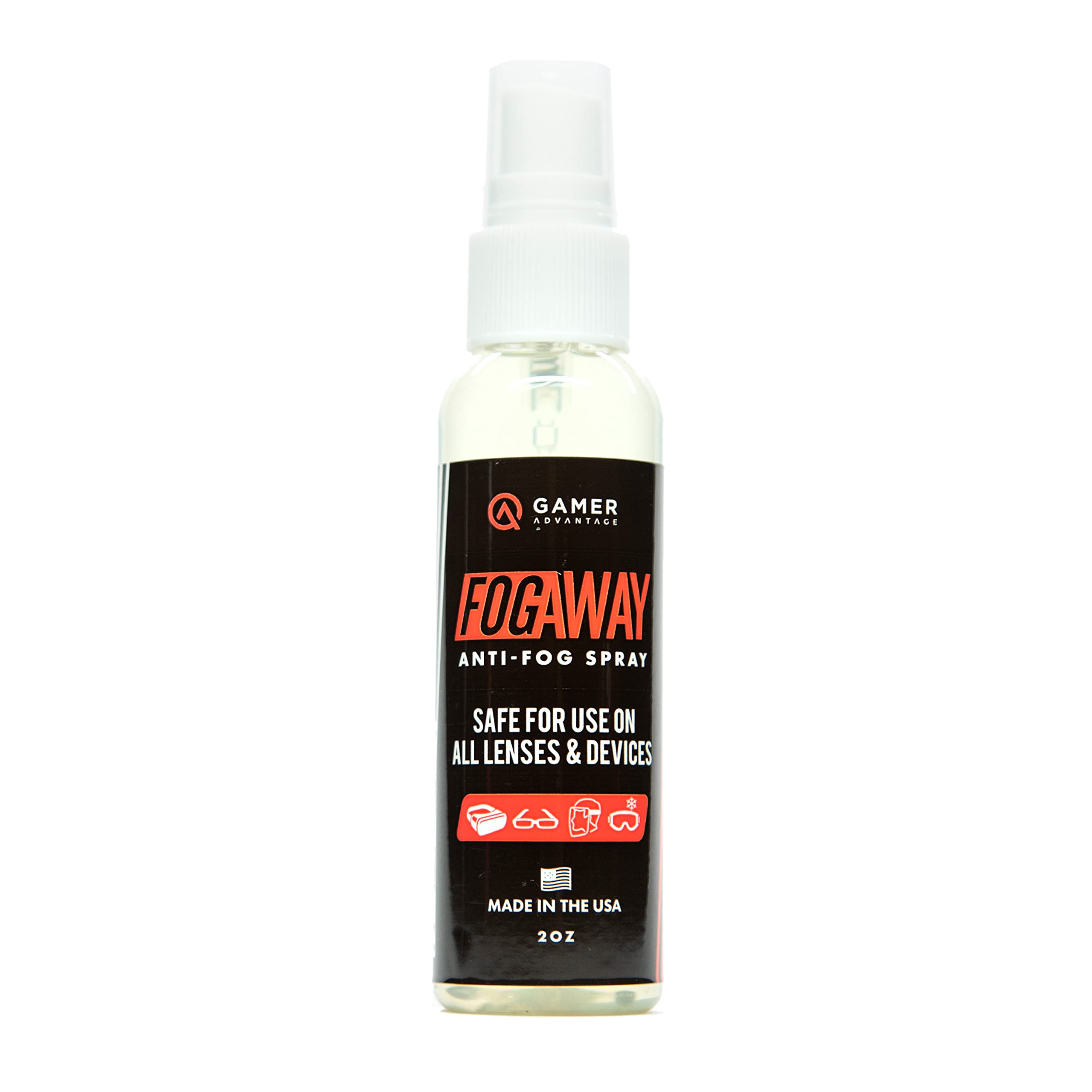 Gamer Advantage FogAway anti-fog spray bottle (2 oz)