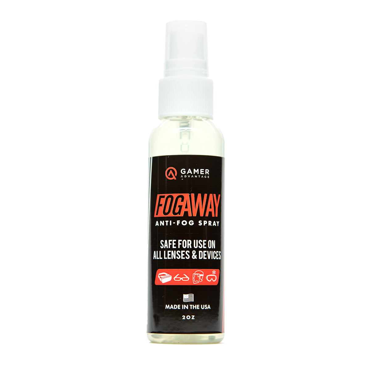 Gamer Advantage FogAway anti-fog spray bottle (2 oz)