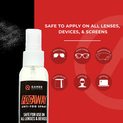 First responders using FogAway anti-fog spray