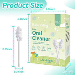 Individually vacuum-sealed tongue cleaners for hygiene