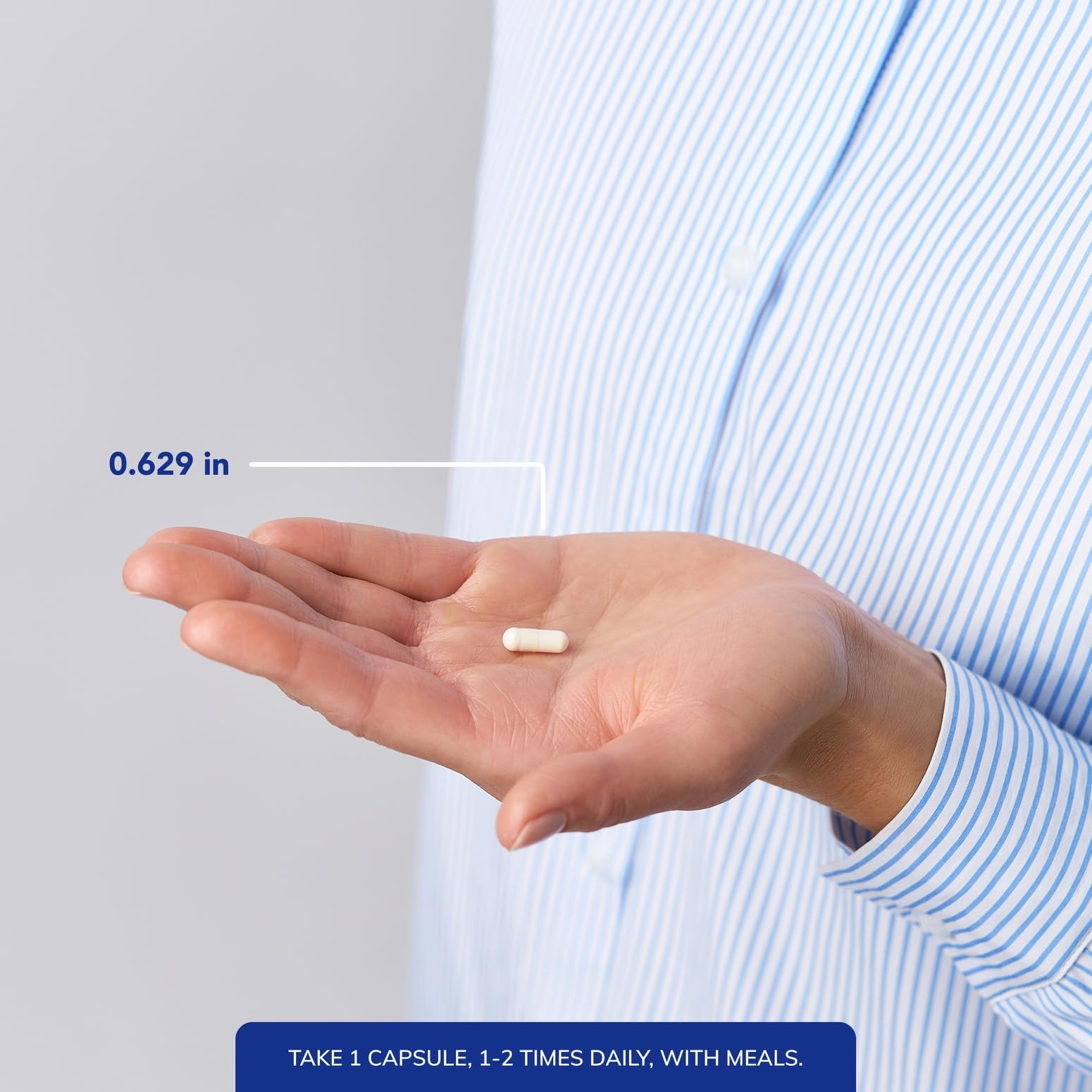 Close-up of Folate 400 Metafolin capsules
