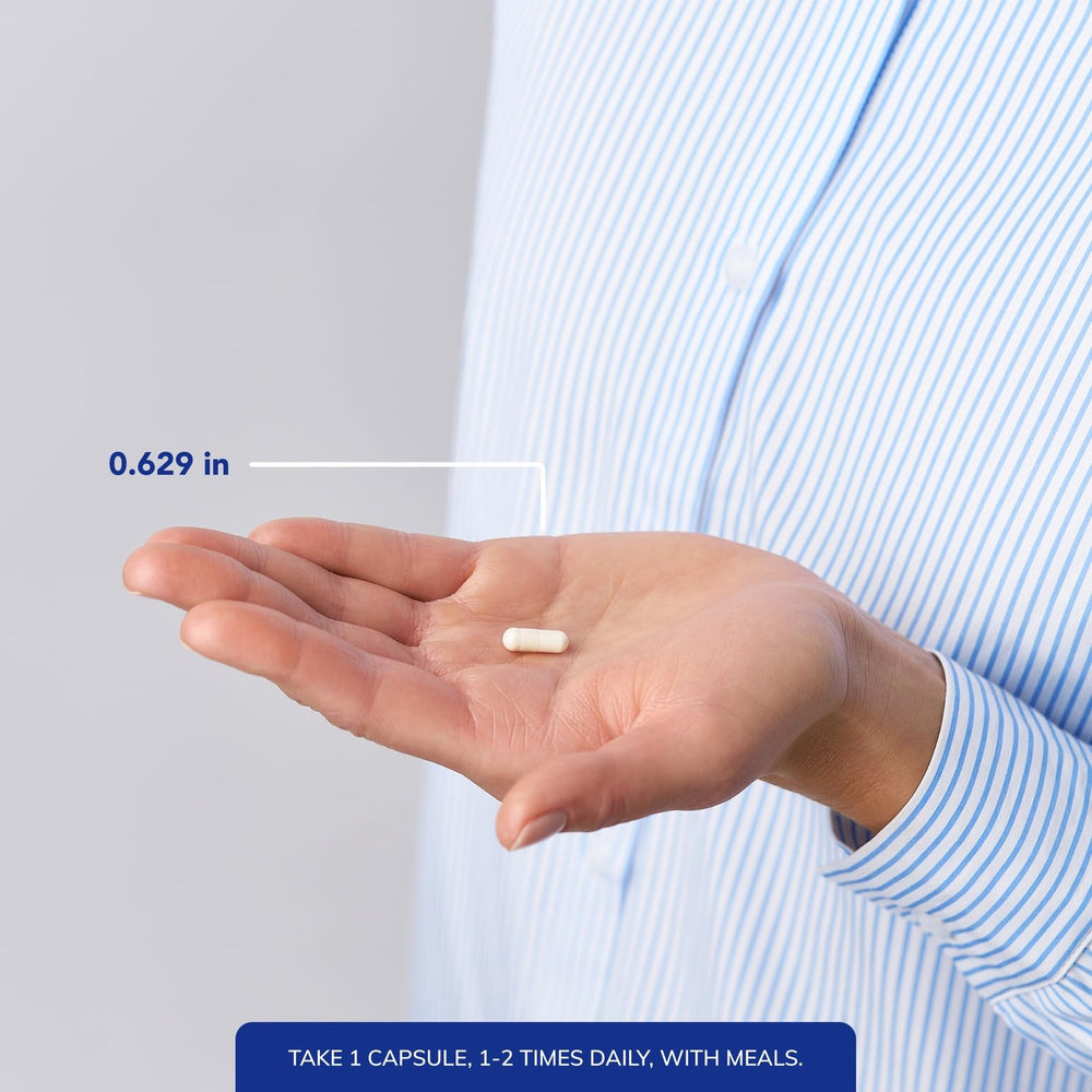 Close-up of Folate 400 Metafolin capsules