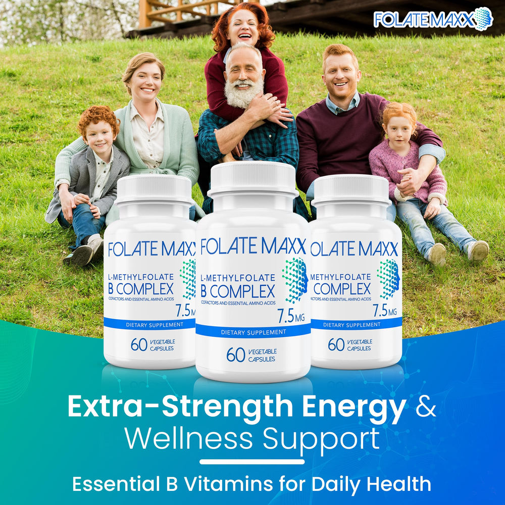 Active B6 and B12 blend ingredients close-up