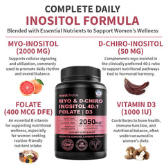 Folate and Vitamin D3 included in the blend
