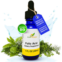 Graphic showing brain health benefits of folic acid