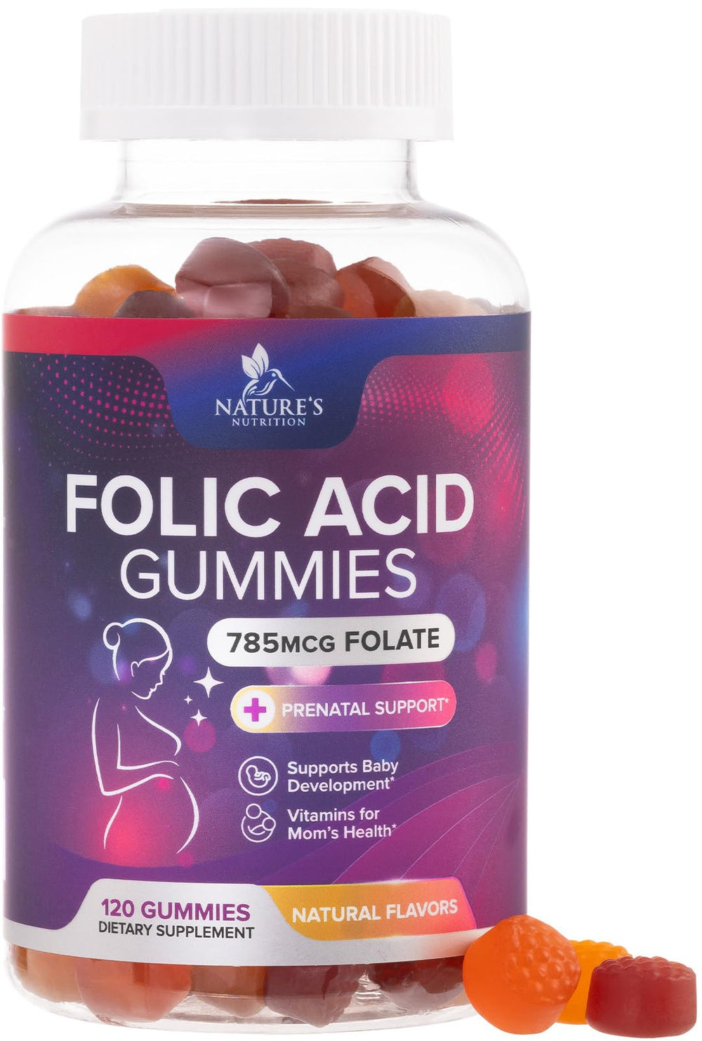 Hero image of Folic Acid Gummies for Women 785mcg