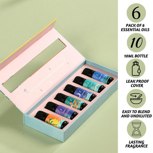 Six-pack fragrance oils for diffusers