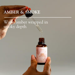 Diffuser releasing aroma with Amber & Smoke blend