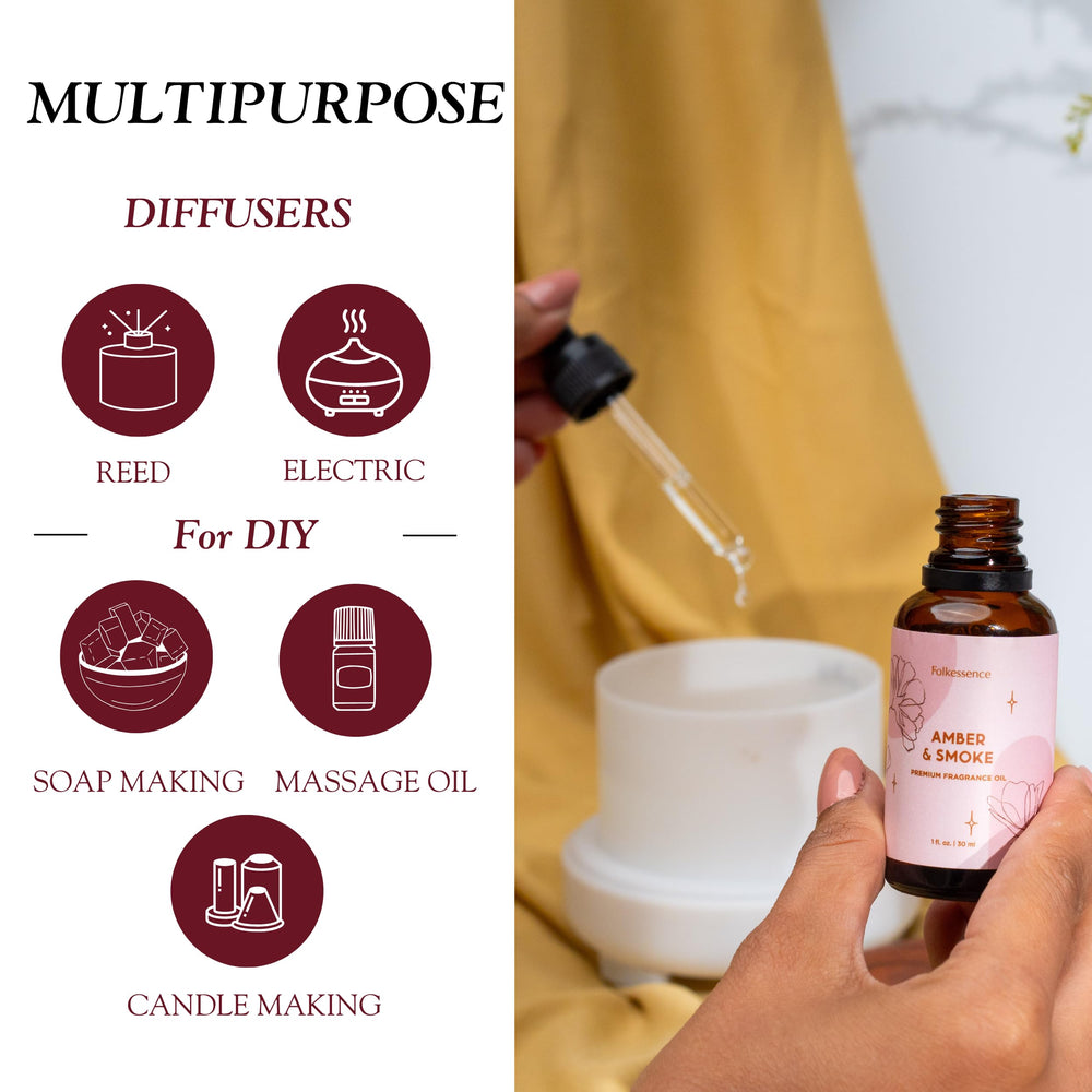 Natural essential oils and dropper cap used in Folkulture blend