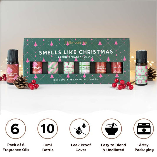 Vanilla essential oil bottle from the Folkulture Christmas set