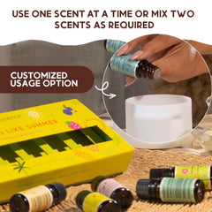 Lemon essential oil bottle