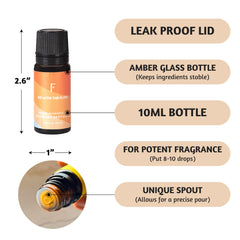 Aqua Crest essential oil bottle from Folkulture set of 6