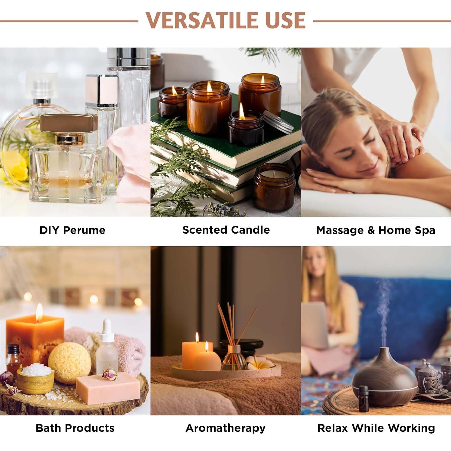 Fall-inspired diffuser oils display
