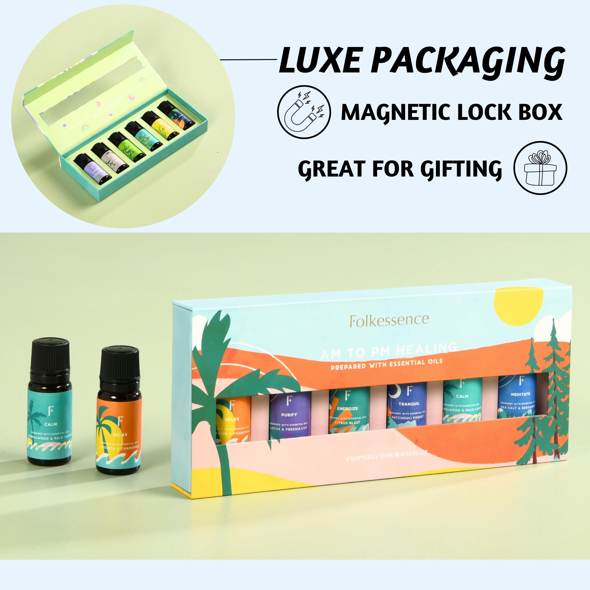 Fragrance oil collection for diffusers – 6-pack