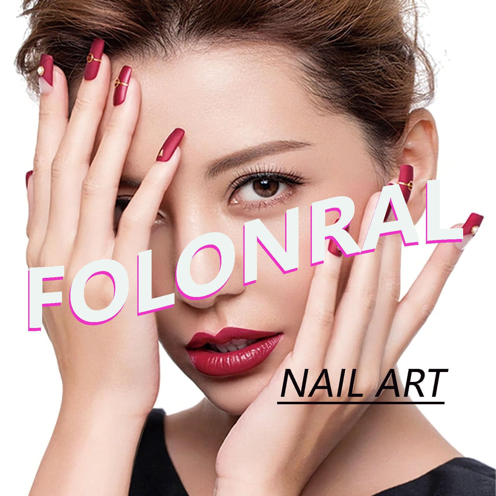 Folonral nails suited for parties, dances, weddings, and more occasions.