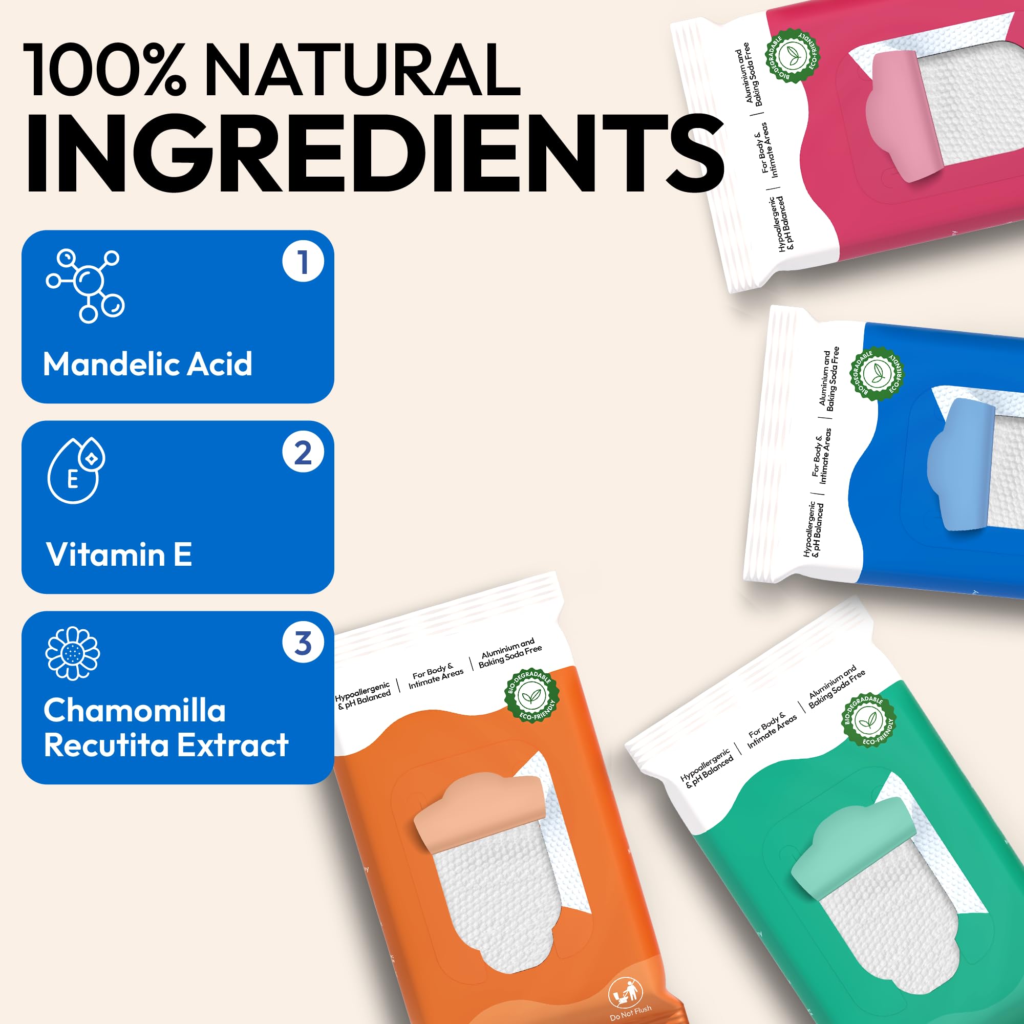 FOMIN wipes after workouts offer a refreshing clean feel and odor control.