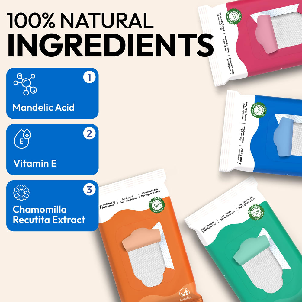 FOMIN wipes after workouts offer a refreshing clean feel and odor control.