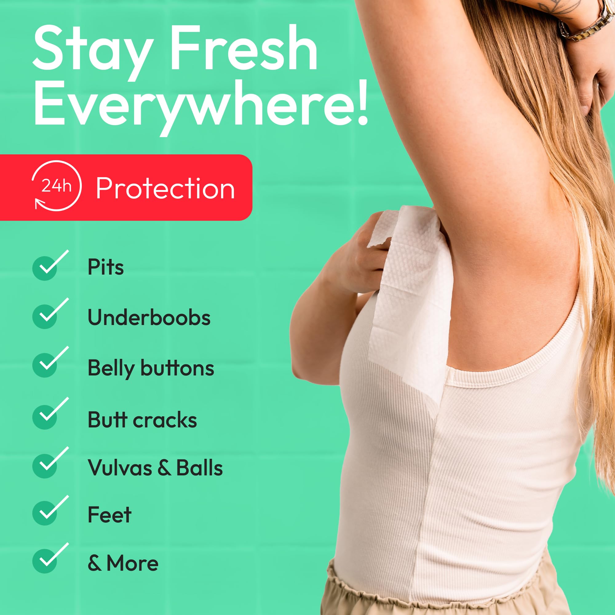 FOMIN individually wrapped wipes highlight plastic-free convenience.