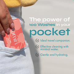 FOMIN Jasmine sheets create foaming lather for fast cleaning