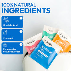 FOMIN wipes fit in purse or gym bag for quick refresh