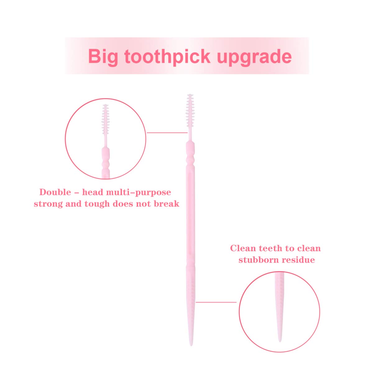 Disposable toothpick made from food-grade PP plastic