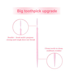 Disposable toothpick made from food-grade PP plastic
