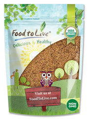 8 oz bag of Food to Live Organic Alfalfa Sprouting Seeds