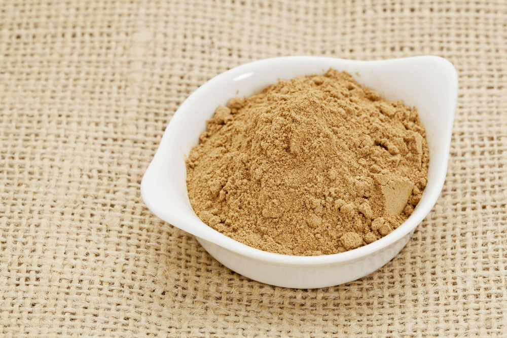 Preparing a smoothie with Camu Camu powder