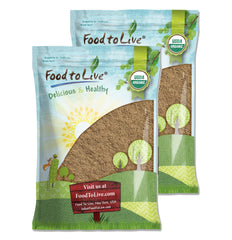 Front view of Food to Live Organic Psyllium Husk Powder 15 lb bag