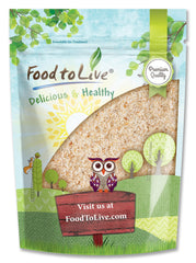Front view of Food to Live Whole Psyllium Husks 6 oz