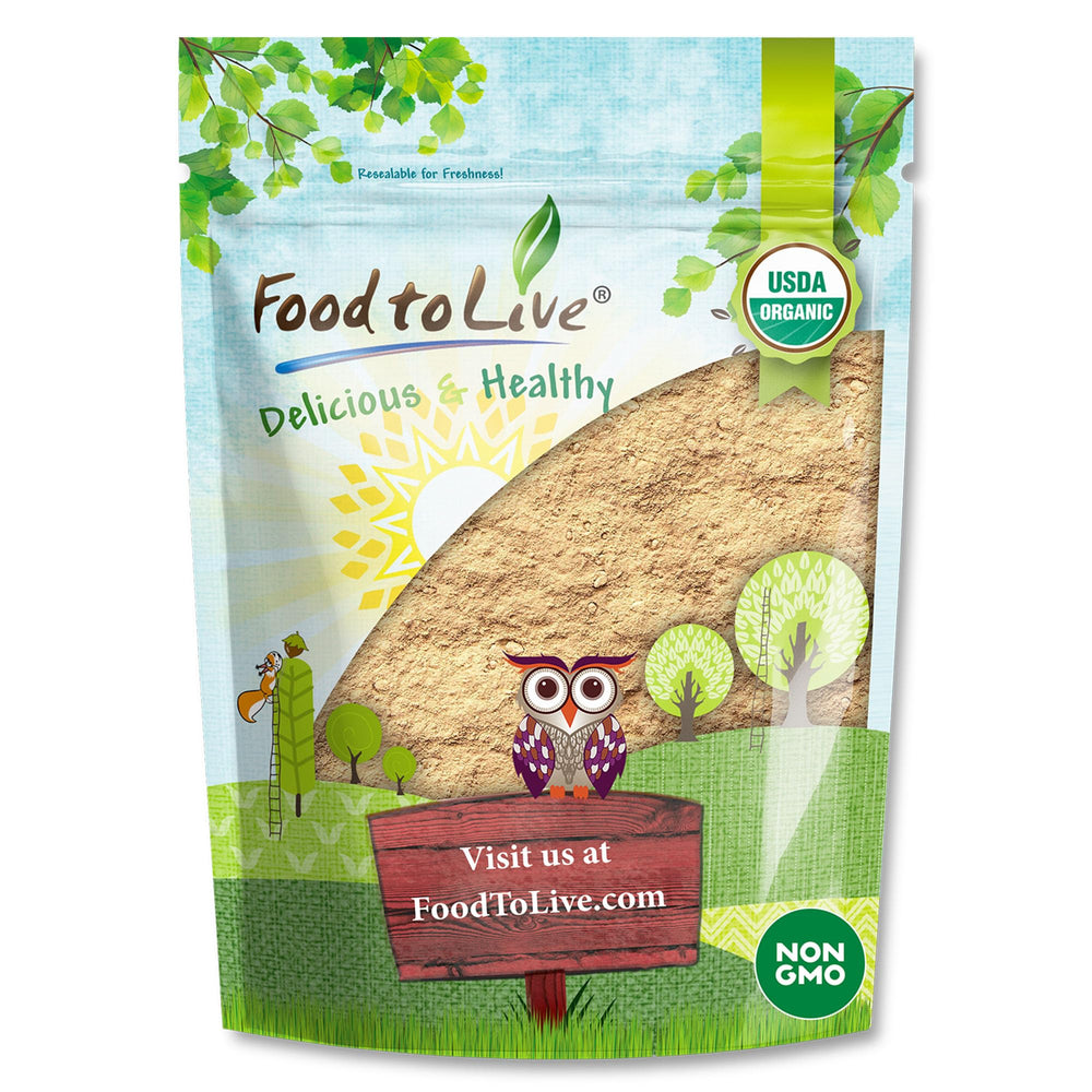 Front of Food to Live Organic Tri-Color Maca Powder Blend 1lb