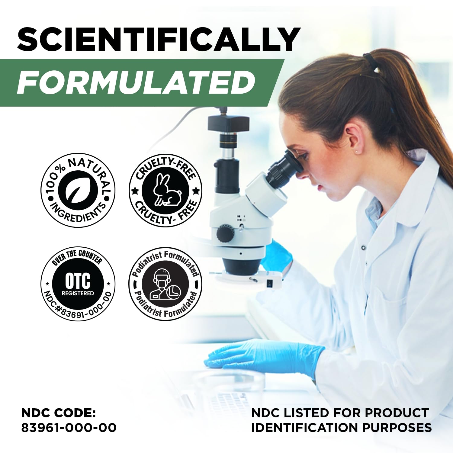 Foot Cure-made-in-usa-label on packaging emphasizes quality manufacturing.