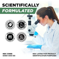 Foot Cure-made-in-usa-label on packaging emphasizes quality manufacturing.
