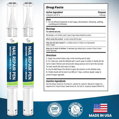 Foot Cure Nail Repair Pen nozzle application demonstrating precise topical care.