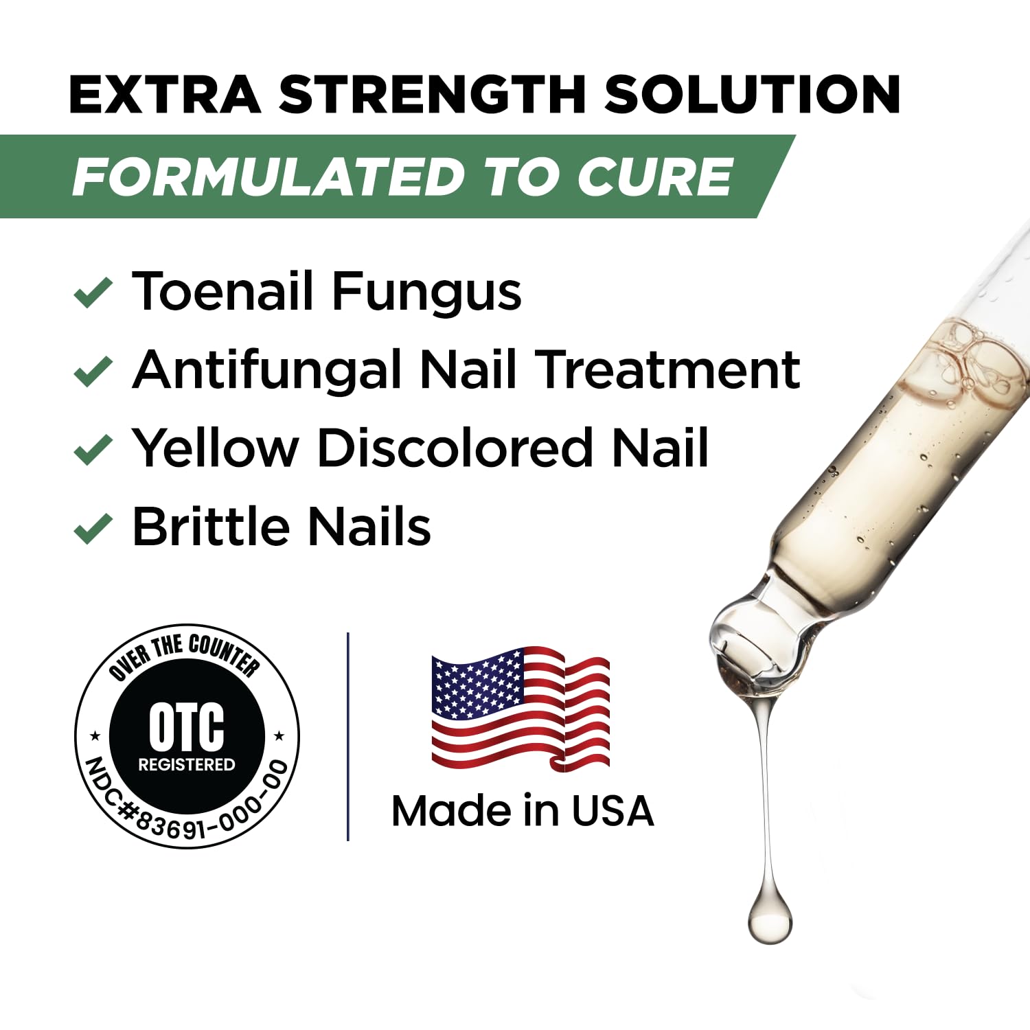 Foot Cure oil-rich formulation tea tree oregano bottle highlights natural nail care benefits.