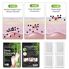 Box of 20 ginger foot pads in a pack of 2