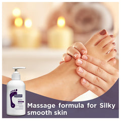 Hygienic pump dispenser on FOOTLOGIX lotion