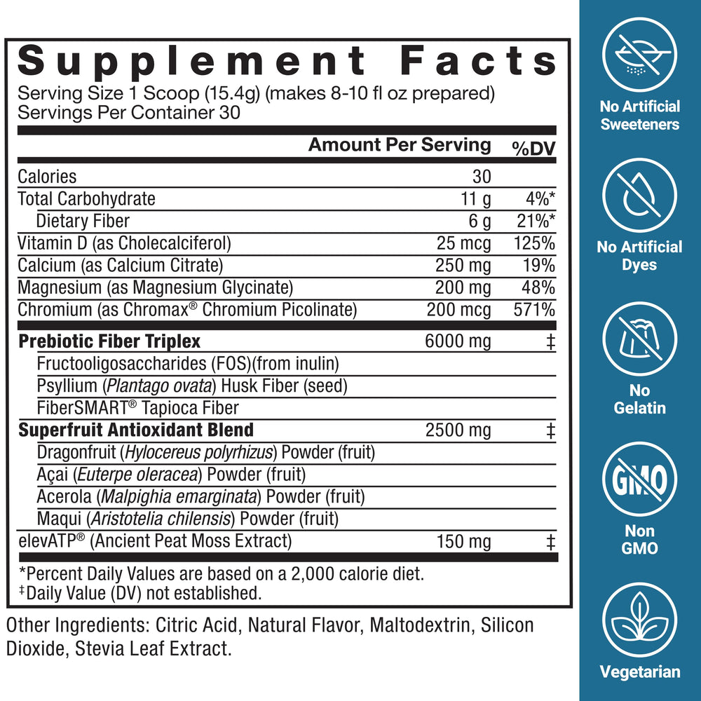 ElevATP ingredient highlight on Diet Aid label