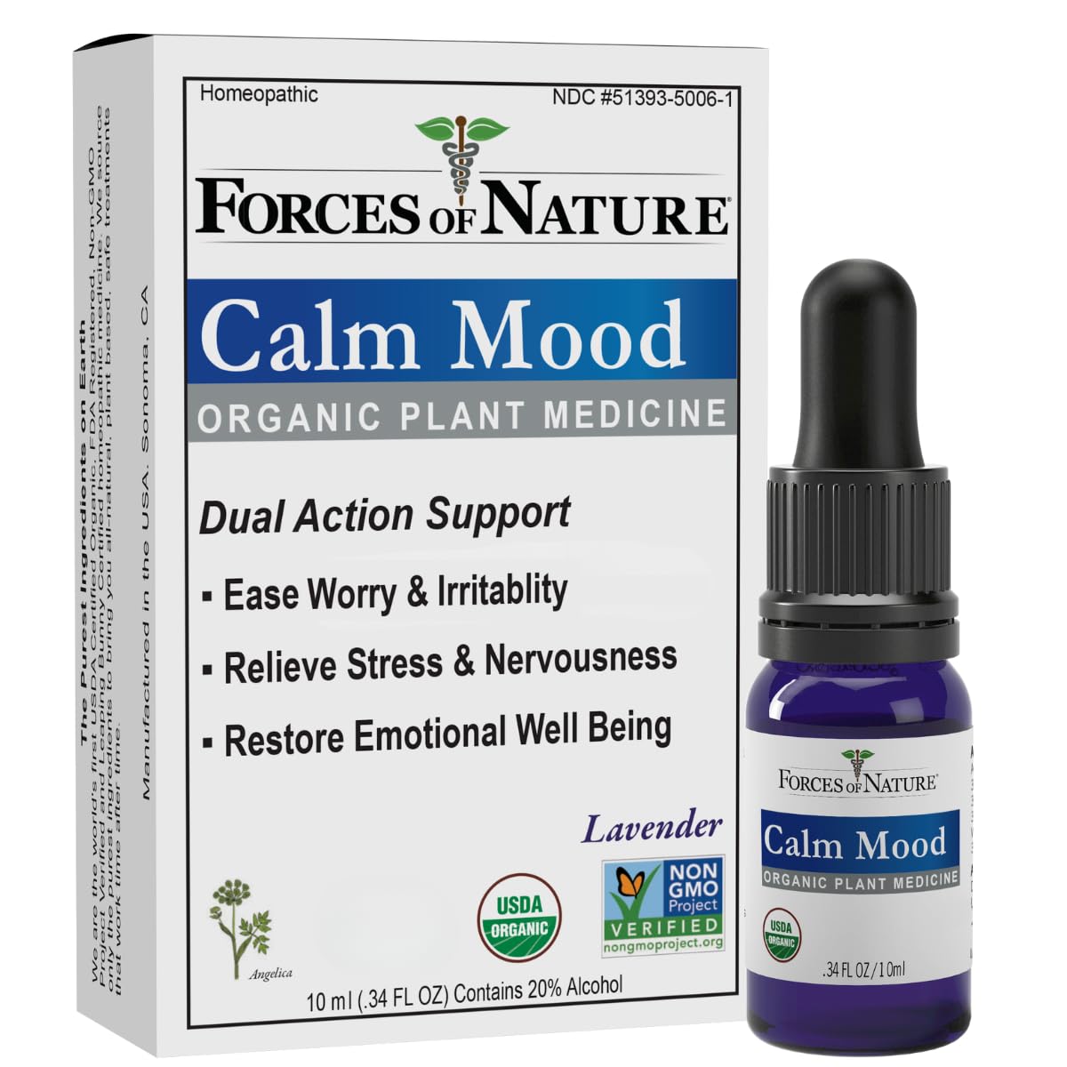 Forces of Nature Calm Mood bottle 0.34 fl oz