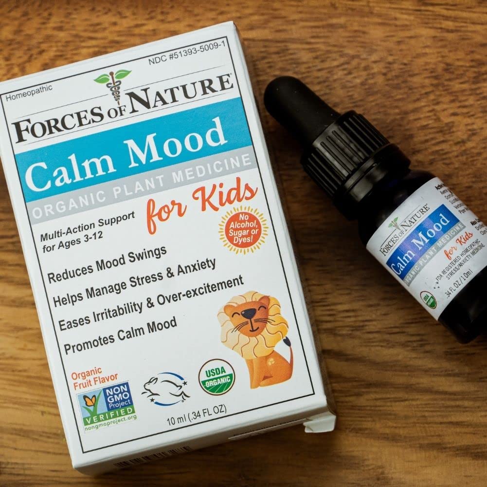 Multi-action mood support for kids, non-habit forming