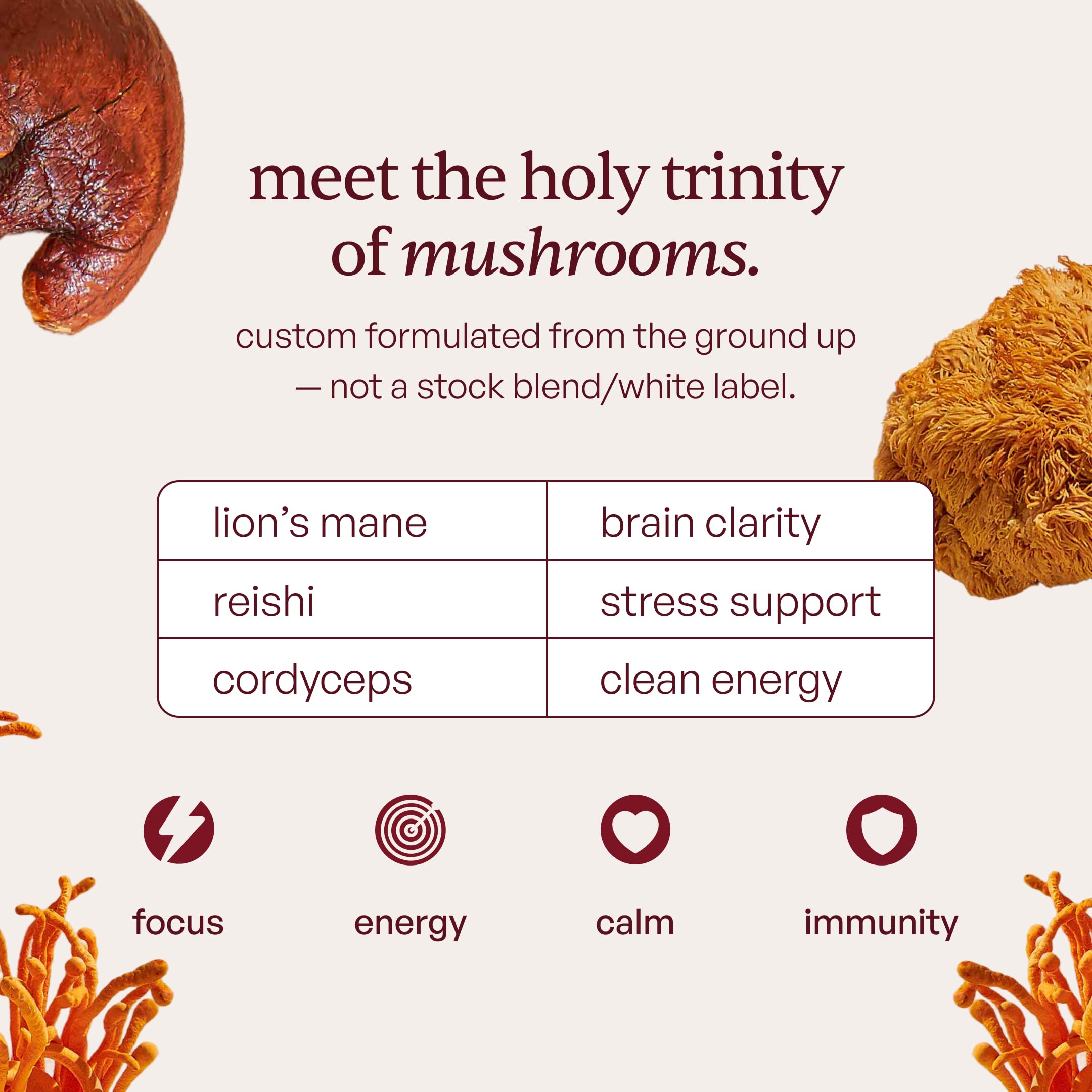 Cordyceps extract imagery for gummies