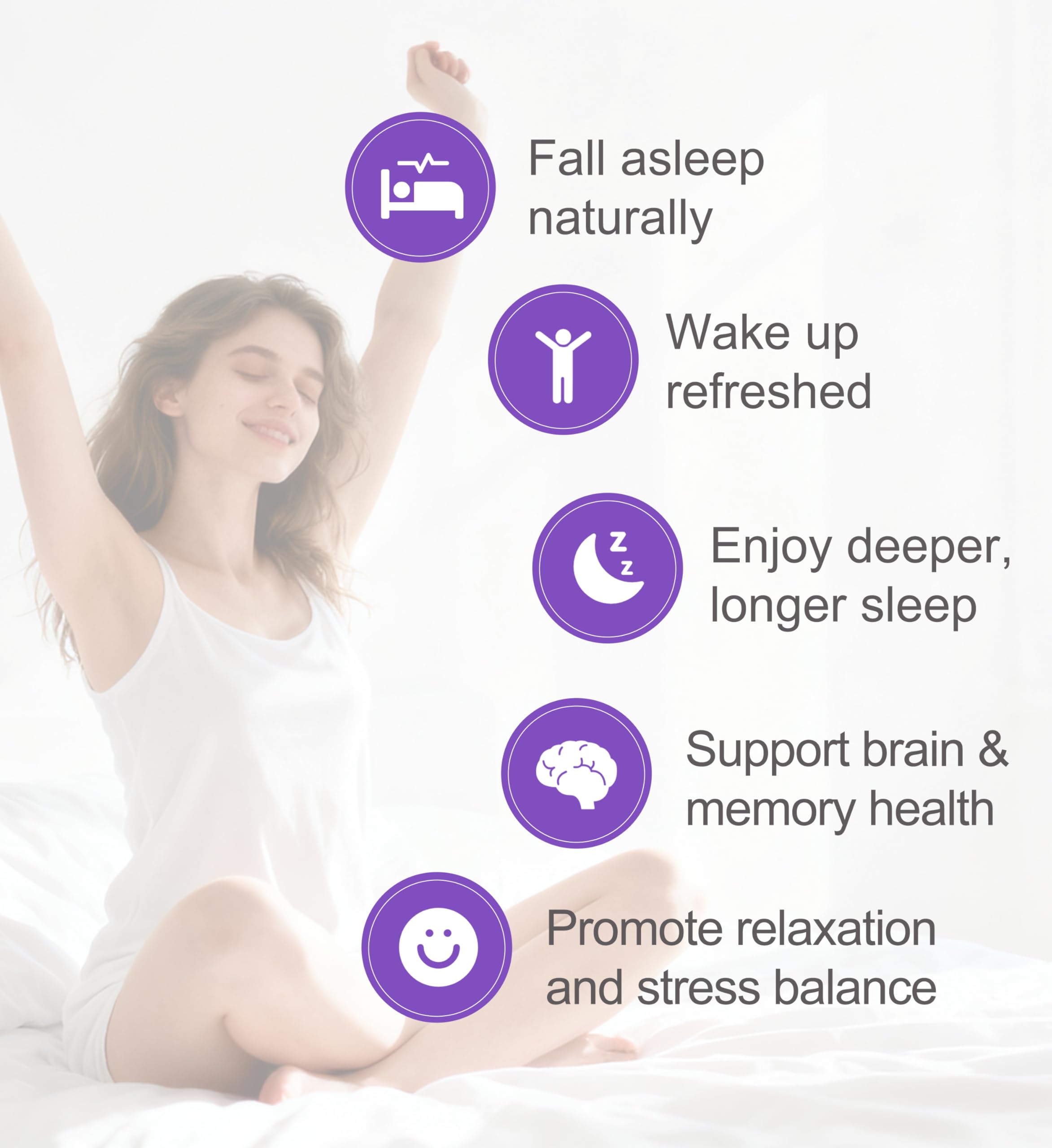 60 capsules bottle standing upright for ForestCode sleep aid