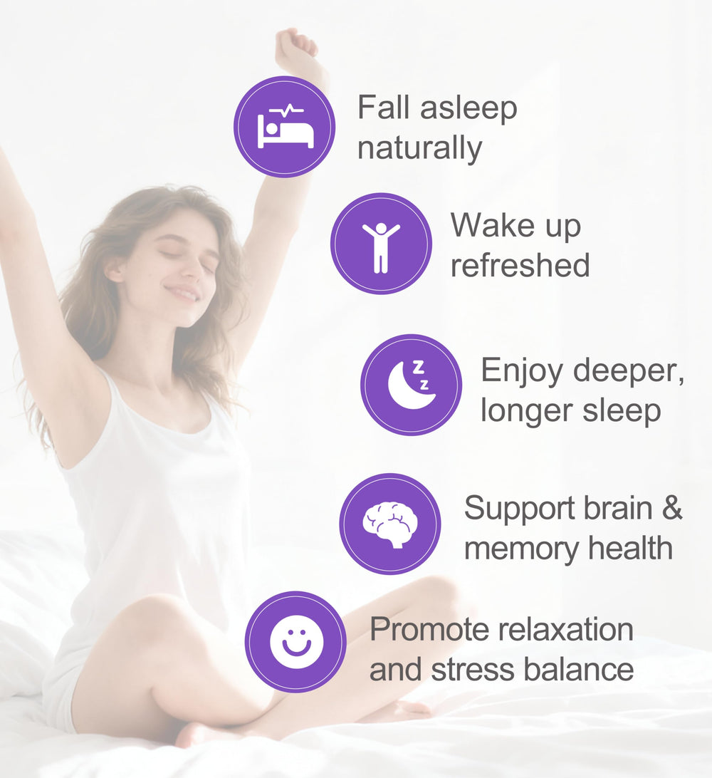 60 capsules bottle standing upright for ForestCode sleep aid
