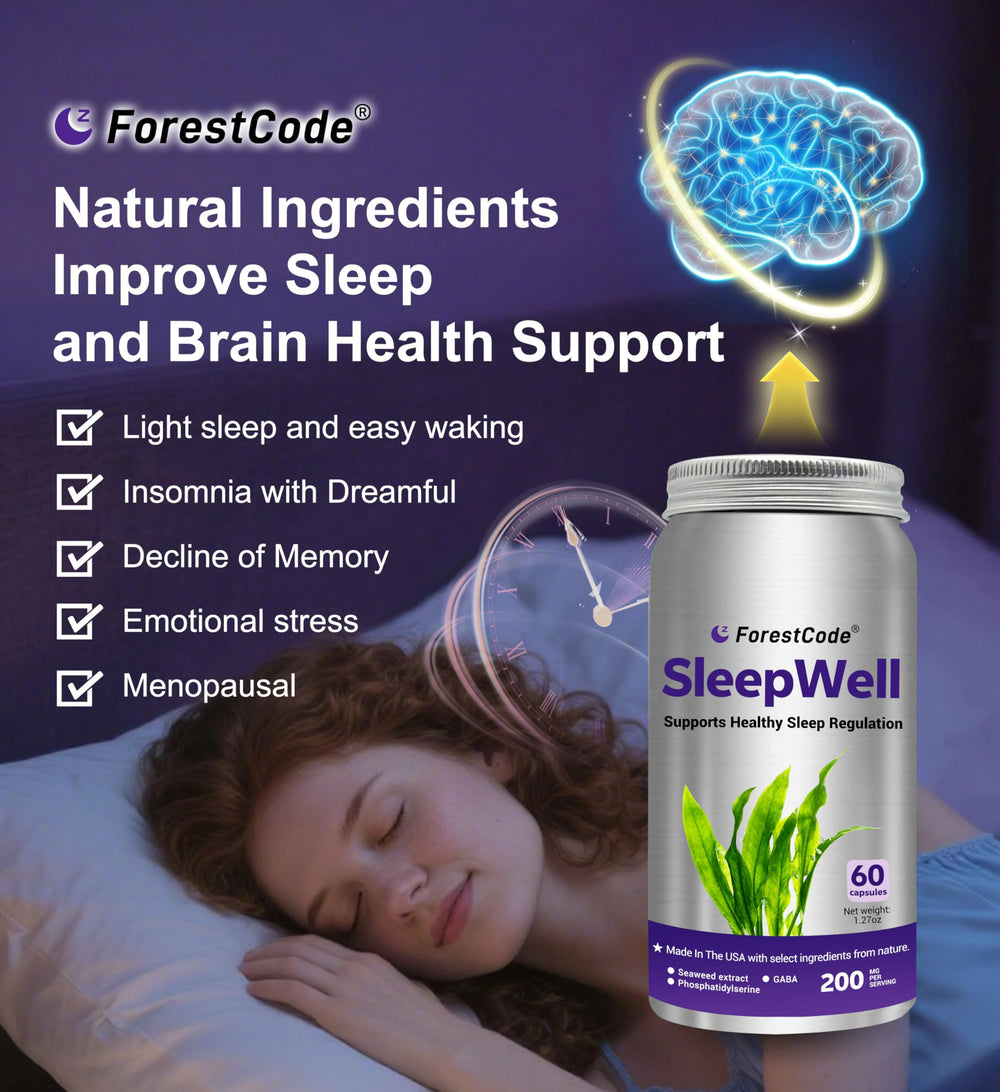 Calm night scene representing melatonin-free sleep support